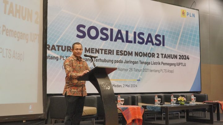 Ditjen EBTKI bersama PLN UID Sumatera Utara Sosialisasi Permen ESDM Nomor 02 Tahun 2024 Tentang PLTS Atap
