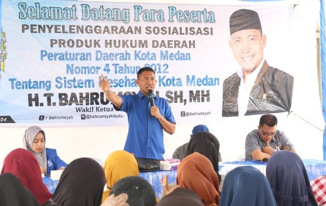 Bahrumsyah Imbau Warga Kota Medan Terapkan Pola Hidup Sehat