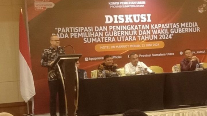 Diskusi Bersama Media, Ketua KPU Sumut Optimis Tingkat Partisipasi Pemilih Meningkat di Pilgubsu 2024