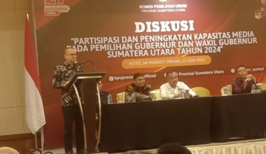 Diskusi Bersama Media, Ketua KPU Sumut Optimis Tingkat Partisipasi Pemilih Meningkat di Pilgubsu 2024 Diskusi Bersama Media, Ketua KPU Sumut Optimis Tingkat Partisipasi Pemilih Meningkat di Pilgubsu 2024