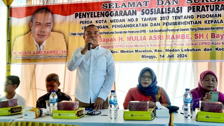 Anggota DPRD Medan, Bayek Kembali Sosialisasikan Perda 9/2017, Cek Alasannya