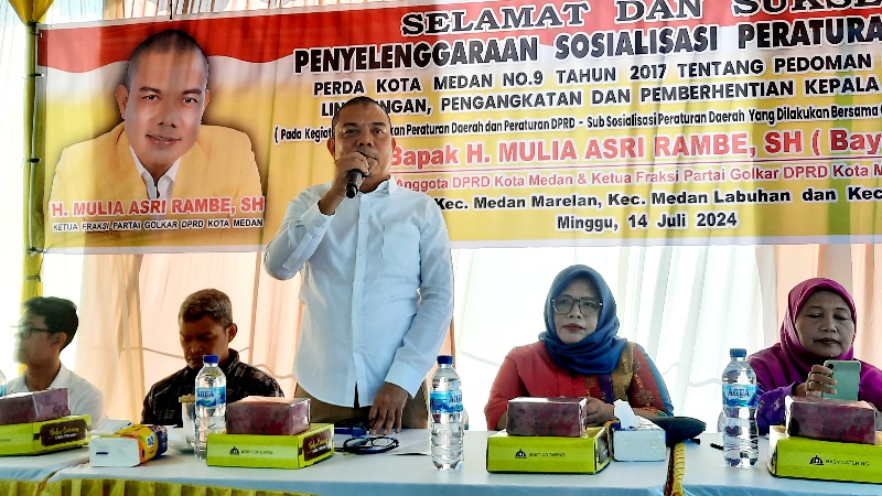 Anggota DPRD Medan, Bayek Kembali Sosialisasikan Perda 9/2017, Cek Alasannya Anggota DPRD Medan, Bayek Kembali Sosialisasikan Perda 9/2017, Cek Alasannya