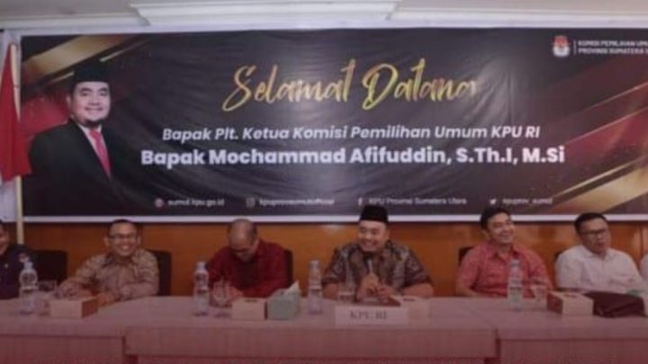 Plt Ketua KPU RI Berkunjung ke Sumut : Data Pemilih Harus Divalidasi
