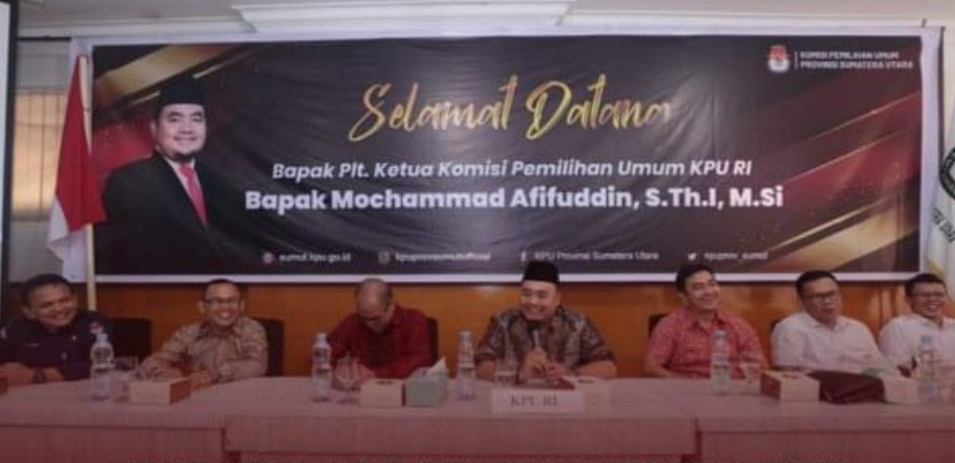 Plt Ketua KPU RI Berkunjung ke Sumut : Data Pemilih Harus Divalidasi Plt Ketua KPU RI Berkunjung ke Sumut : Data Pemilih Harus Divalidasi