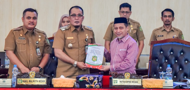 DPRD Medan Gelar Rapat Paripurna Penjelasan Walikota Atas Perubahan Perda No. 3/2019 DPRD Medan Gelar Rapat Paripurna Penjelasan Walikota Atas Perubahan Perda No. 3/2019