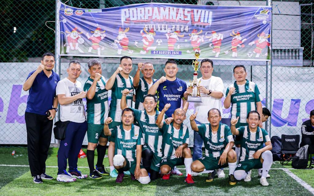 Perpamsi Sumut Berhasil Sabet Medali Emas Mini Soccer Porpamnas VIII Makasar Sulsel Perpamsi Sumut Berhasil Sabet Medali Emas Mini Soccer Porpamnas VIII Makasar Sulsel