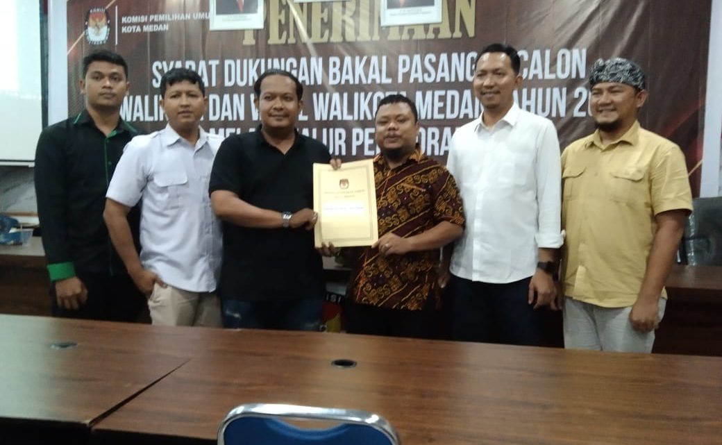 KPU Medan Nyatakan Tiga Paslon Wali Kota dan Wakilnya Penuhi Syarat Ikut Pilkada 2024