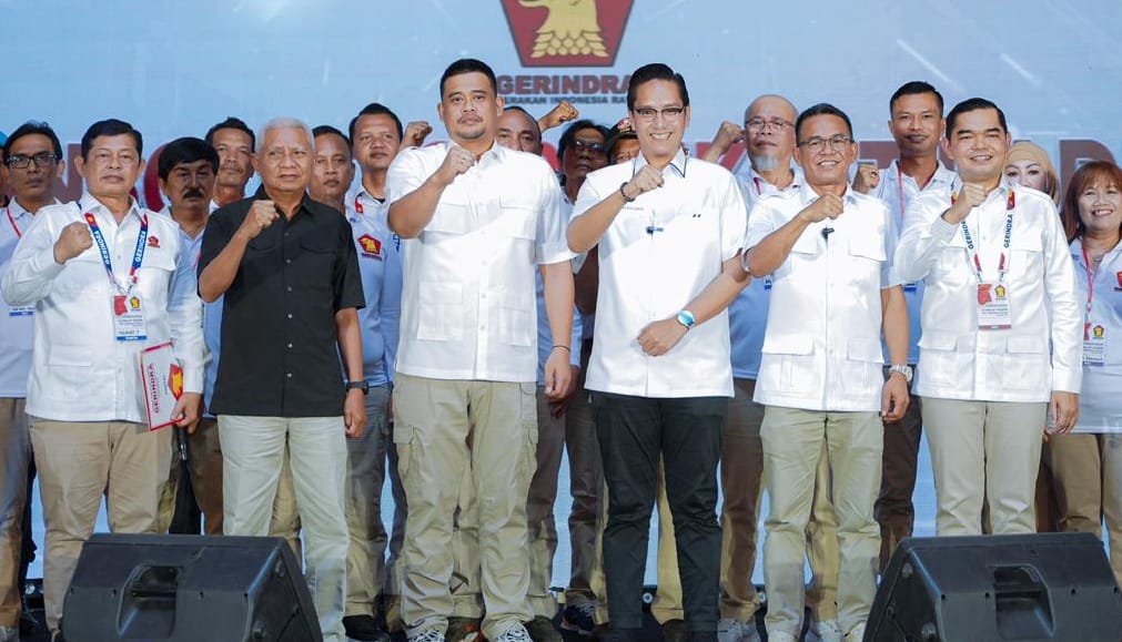 Gerindra Medan Gelar Deklarasi Solid Menangkan Bobby-Surya Gerindra Medan Gelar Deklarasi Solid Menangkan Bobby-Surya