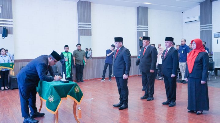 4 Pejabat Tinggi Pratama Pemko Medan Dilantik