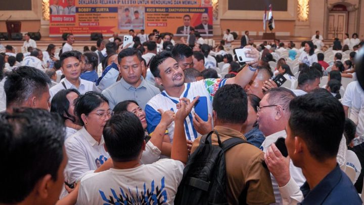 Ribuan Orang di Medan Deklarasi Dukung Bobby-Surya