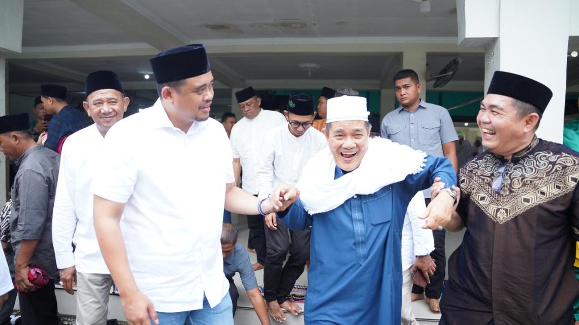 Bobby Nasution Mohon Doa Keberkahan di Ponpes Ulumul Qur’an Stabat