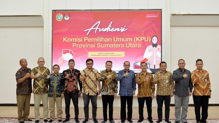 Bertemu Pj Gubsu, Ketua KPU Sumut Sampaikan Update Terkini Pilkada 2024