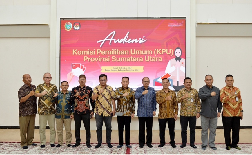 Bertemu Pj Gubsu, Ketua KPU Sumut Sampaikan Update Terkini Pilkada 2024
