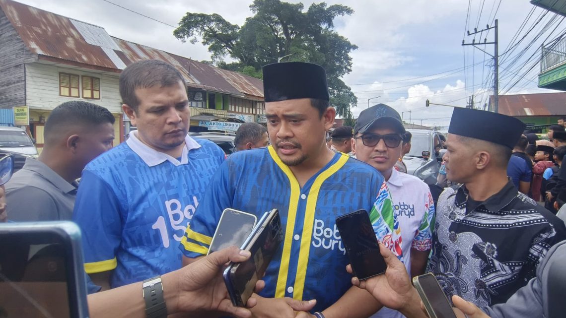 Bobby Nasution Minta Tim Cabut Laporan Pelemparan Mobilnya Bobby Nasution Minta Tim Cabut Laporan Pelemparan Mobilnya