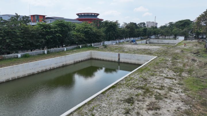 Kolam Retensi USU Selesai Dibangun, Warga Nilai Air Cepat Surut