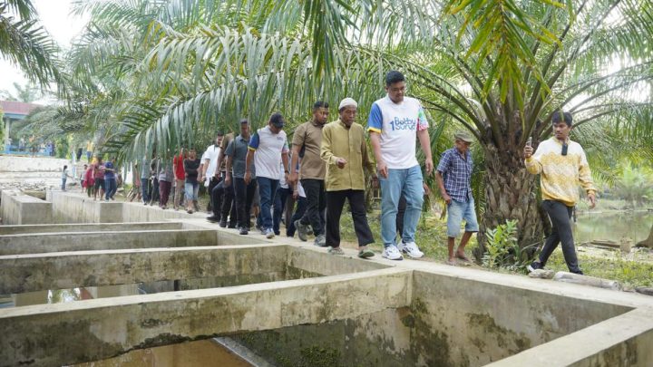 Bobby Nasution Tinjau Waduk Tak Terurus 50 Tahun di Langkat
