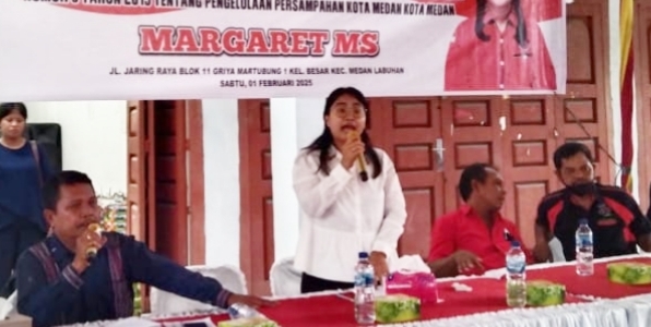Margaret MS Minta Pemko Tambah Bak Sampah di Medan Utara