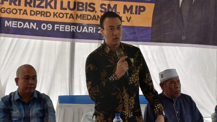 Rizki Lubis Ajak Warga Medan Johor Bayar Retribusi Sampah Tepat Waktu