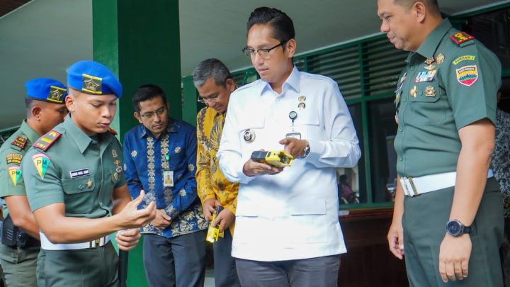 Wali Kota Medan, Rico Waas Kunjungi Dandenpom I/5 : Pererat Silaturahmi Dengan Forkopimda
