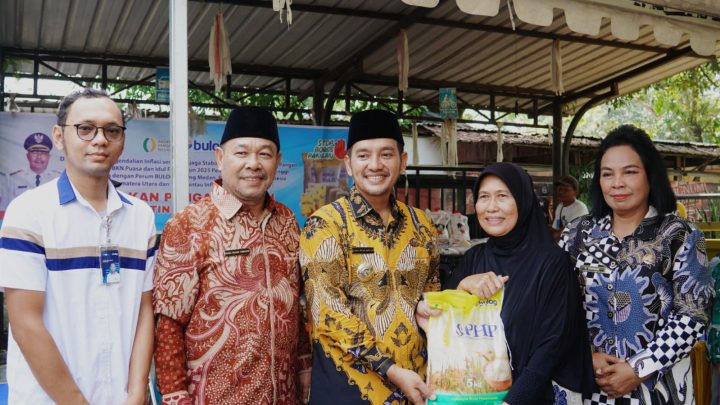 Tinjau GPM, Wali Kota Tebing Tinggi Ingatkan warga, Jangan Timbun Sembako