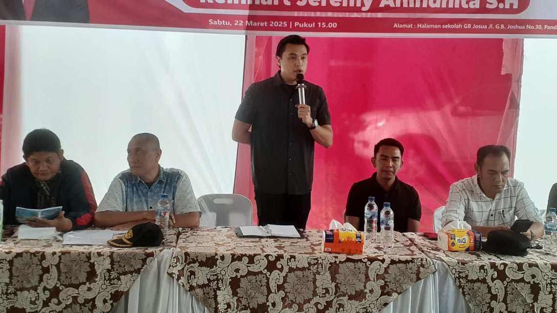 Reinhart Jeremy Ajak Warga Medan Perjuangan Harus Jaga Kebersihan