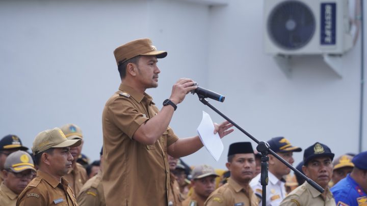 Wali Kota Tebing Tinggi Ajak ASN Wujudkan Visi Misi Saat Pimpin Apel Gabungan Perdana Usai Libur Lebaran