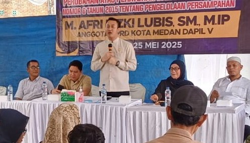 Rizki Lubis Minta Masyarakat Jaga Fasilitas Persampahan