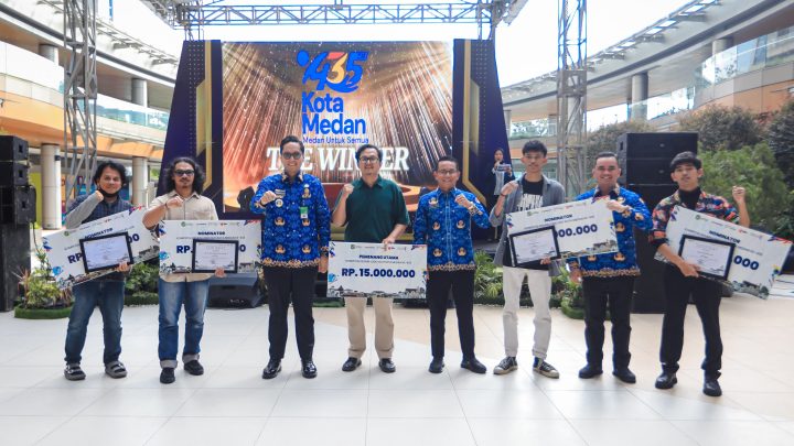 Pengumuman Pemenang Lomba Desain Logo, Walikota : Hasil Karyanya Mewakili Semangat HUT Kota Medan ke-435
