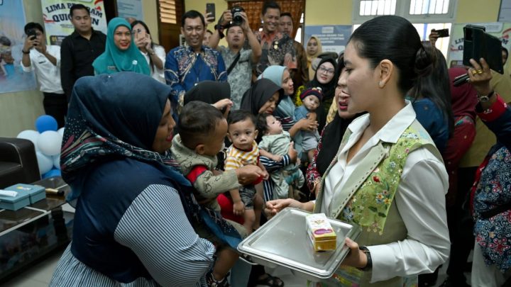 Ketua TP PKK Sumut Tinjau Pemberian MBG di Medan Amplas