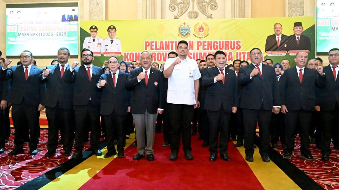 Pelantikan Pengurus KONI Sumut, Bobby Nasution: Perbanyak Event, Jangan Dibatasi Pelantikan Pengurus KONI Sumut, Bobby Nasution: Perbanyak Event, Jangan Dibatasi