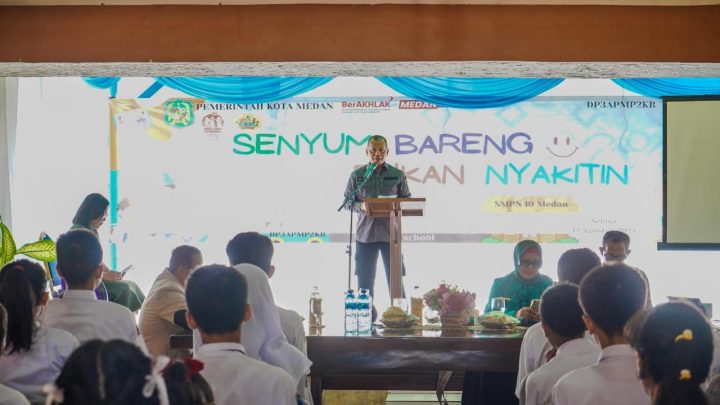 Pemko Medan Sosialisasikan Anti Perundungan di SMP Negeri 10