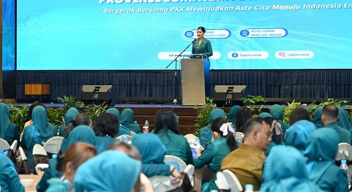 Kahiyang Ayu Ajak Kader PKK Terus Berkontribusi Dukung Program Pemerintah Wujudkan Indonesia Emas 2045