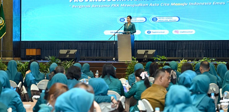 Kahiyang Ayu Ajak Kader PKK Terus Berkontribusi Dukung Program Pemerintah Wujudkan Indonesia Emas 2045