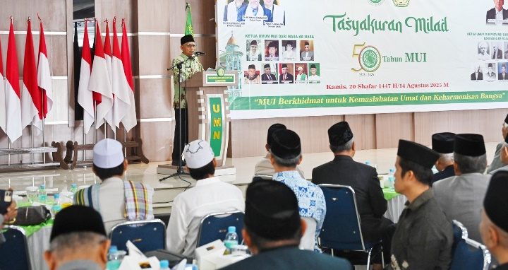 Milad ke-50 MUI Sumut, Wagub Sumut Berharap Jadi Momentum Menyusun Langkah Strategis ke Depan