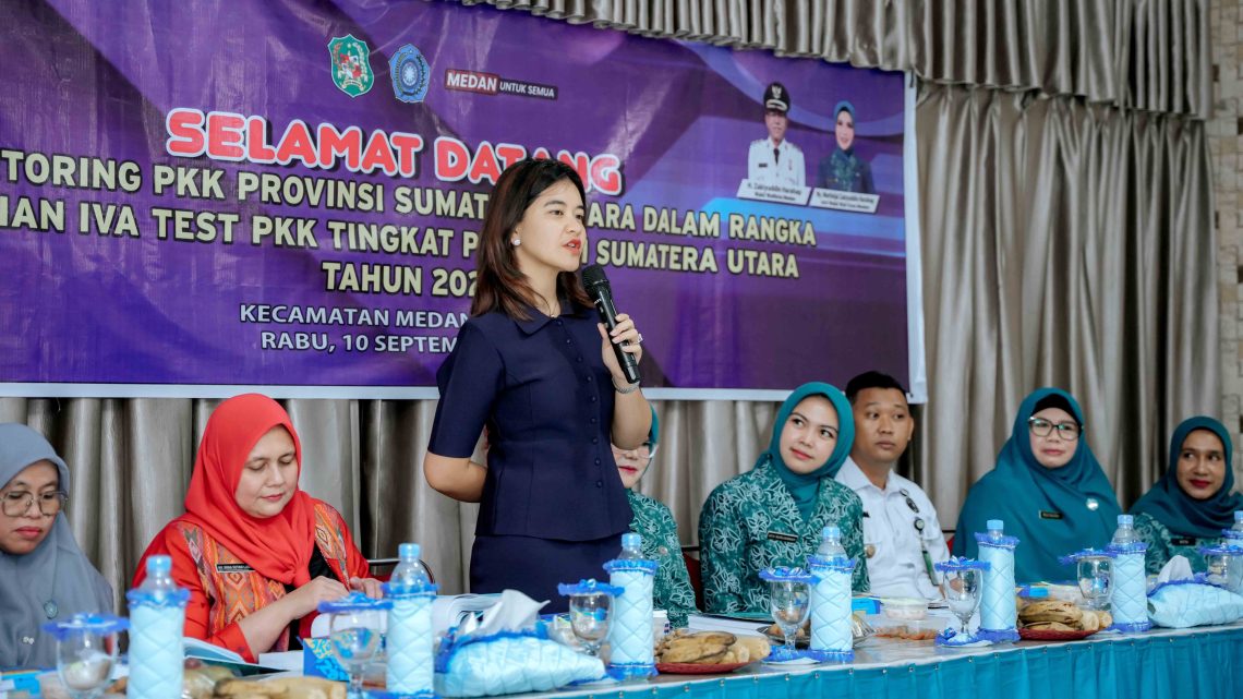 Kahiyang Ayu Apresiasi Inovasi PKK Medan Maimun, Dorong Perempuan Lakukan IVA Test