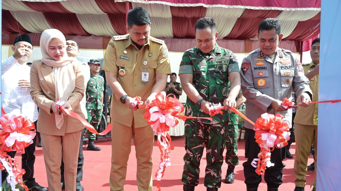 Peluncuran Dapur SPPG Menarhanud 2, Bobby Nasution Optimis Target 1.792 SPPG di Sumut Bisa Tercapai