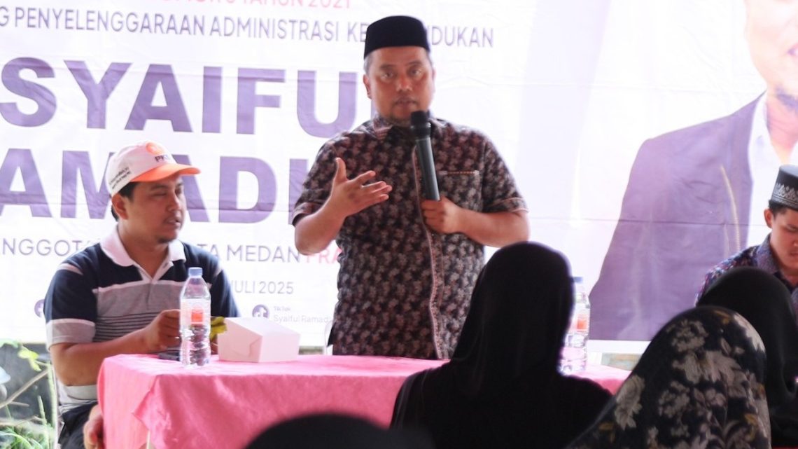 Syaiful Ramadhan Usulkan Pelayanan Adminduk Dikembalikan ke Kecamatan