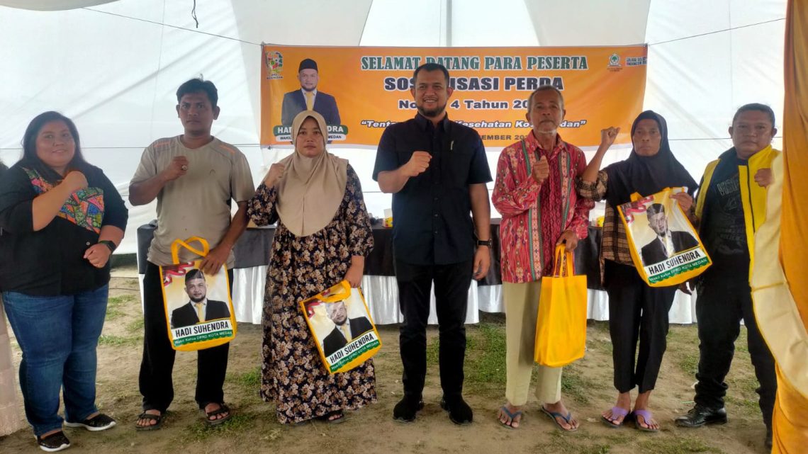Hadi Suhendra Komit Perjuangkan Peningkatan Pelayanan Kesehatan di Medan Utara