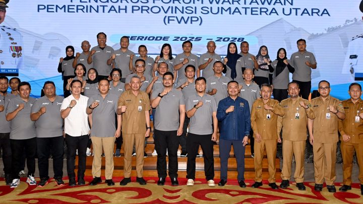 FWP Sumut Dikukuhkan, Bobby Nasution Ajak Wartawan Terus Berkolaborasi Wujudkan Indonesia Emas