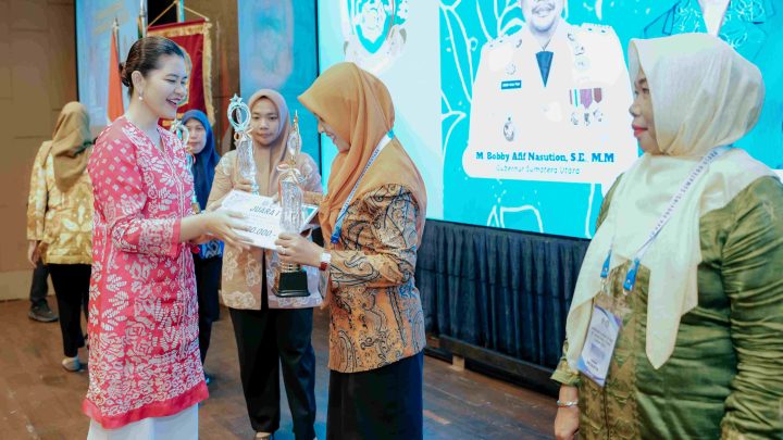Kahiyang Ayu Tutup Jambore PKK Sumut 2025, Kota Tanjungbalai Juara Umum Berturut-turut