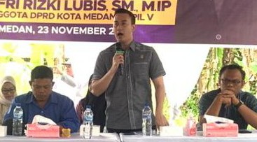 Rizki Lubis Minta Dinas SDABMBK Medan Lebih Fokus Atasi Banjir di Medan Johor