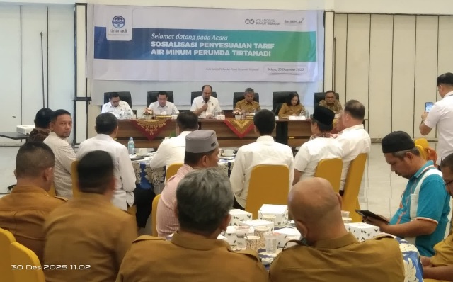 Perumda Tirtanadi Sosialisasi Penyesuaian Tarif Air, Ardian Surbakti : Demi Pelayanan Air Minum yang Aman dan Layak