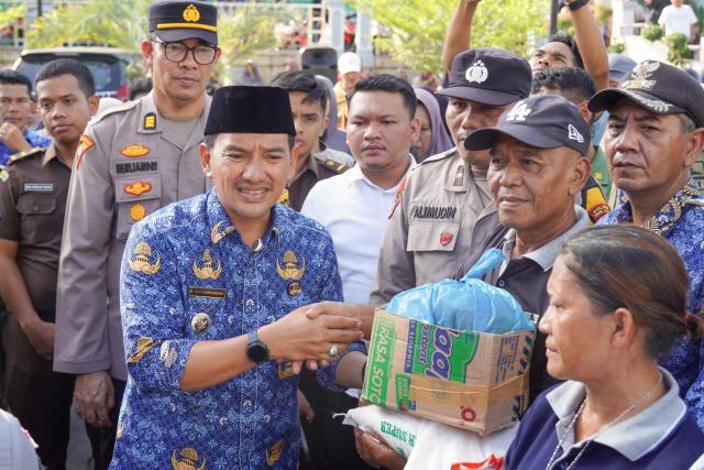 Pemko Tebing Tinggi Salurkan Sembako Untuk 8.484 KK Korban Banjir