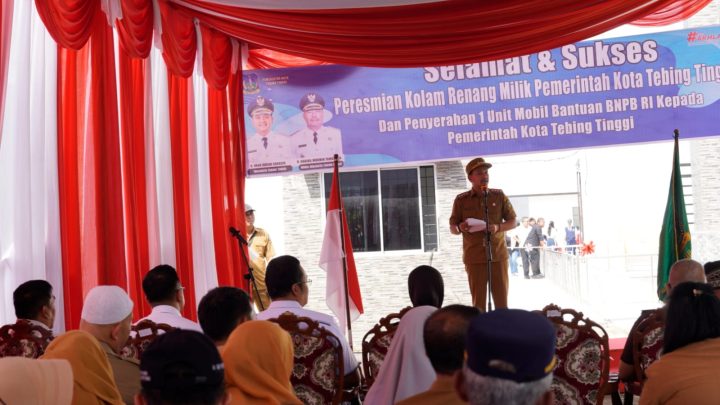 Peresmian Kolam Renang Tebing Tinggi Wujud Komitmen Pemko Fasilitasi Olahraga dan Rekreasi yang Representatif Bagi Masyarakat