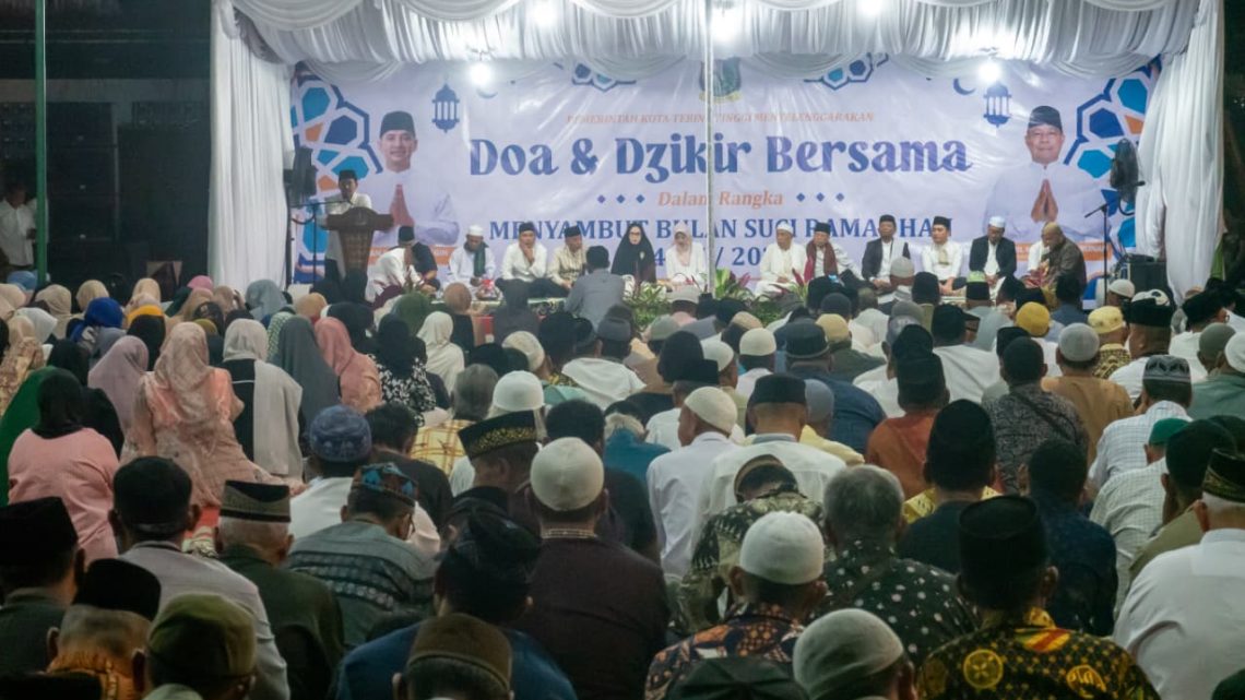 Ribuan Warga Kota Tebing Tinggi Ikut Doa dan Zikir Bersama