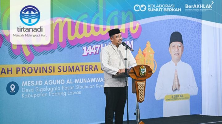 Dirut Perumda Tirtanadi, Ardian Surbakti Dampingi Gubsu Safari Ramadan ke Palas dan Paluta