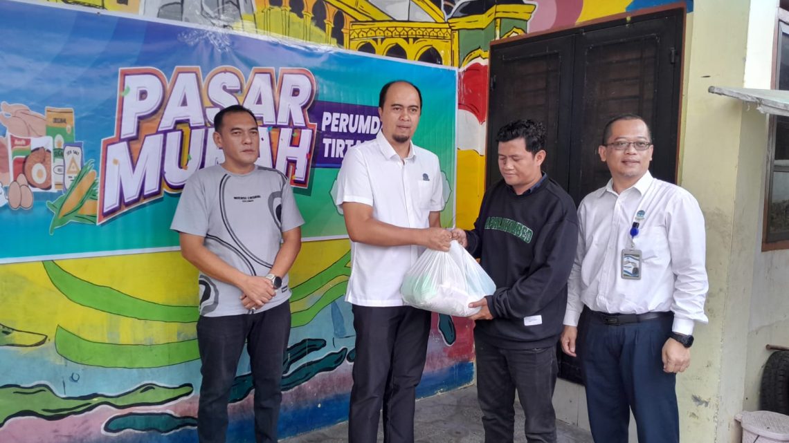 Perumda Tirtanadi Gelar Pasar Murah, Dirut Ardian Surbakti : Semoga Masyarakat Dapat Terbantu