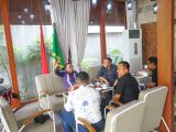 Momen Hangat Wakil Wali Kota Medan Terima Kunjungan Danyon Parako 463 Pasgat