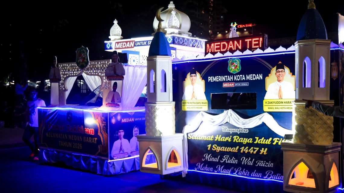 Takbir Menggema di Medan, Rico Waas Ajak Warga Sambut Hari Kemenangan Dengan Hati Yang Bersih