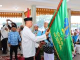 Pemko Tebing Tinggi Lepas Keberangkatan 82 Jemaah Haji Menuju Tanah Suci
